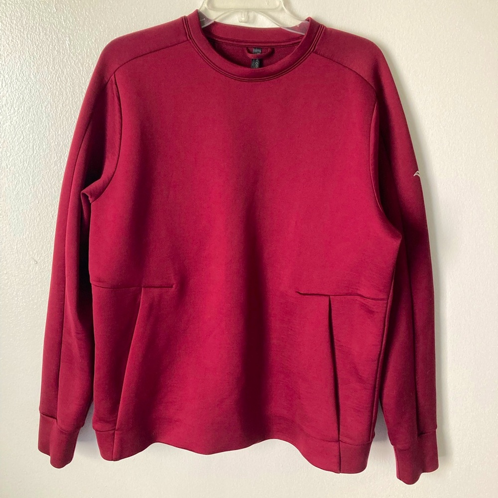 Saucony Men’s Pullover Crewneck Sweater Burgundy Size M